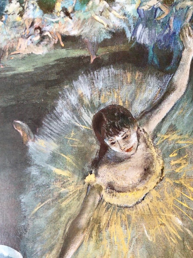 Painting Degas dancer